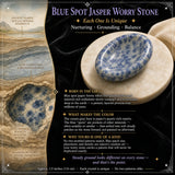 Blue Spot Jasper Worry Stone