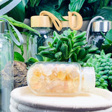 Copy of WWW - PRICING - Citrine Mini Gemstones Pod Crystal Water Bottle - water