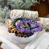 50% Off 7-Piece Mala Bead Bracelet Chakra Set