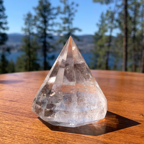 Clear Quartz Diamond Cut Crystal