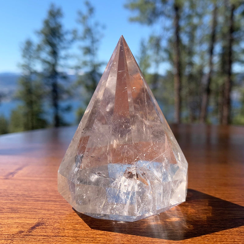 Clear Quartz Diamond Cut Crystal