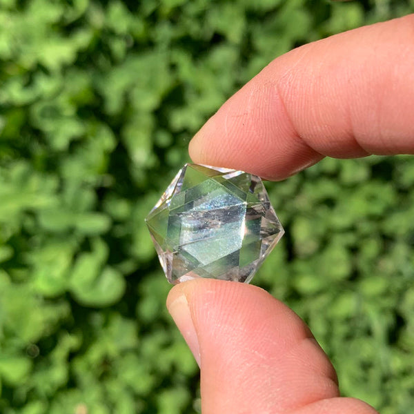 FREE GIVEAWAY! Clear Quartz Sacred Geometry Faceted Crystal (Just Pay Cost of Shipping)