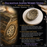 Dalmatian Jasper Worry Stone