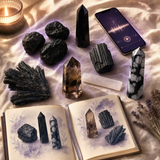 Total Dark Energy Protection bundle — Tektite, dark-protection crystals, meditations, field guide
