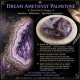 SUMMER SALE: SAVE 50% Dream Amethyst & Selenite Palmstone Duo