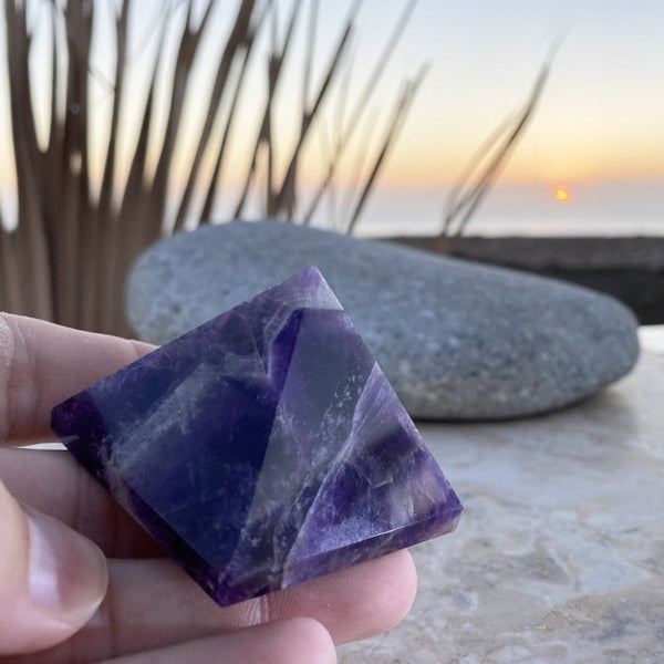 Dream Amethyst Pyramid - Medium - pyramids