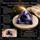 Dream Amethyst Pyramids
