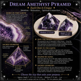 Dream Amethyst Pyramids