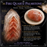 Fire Quartz Palmstone
