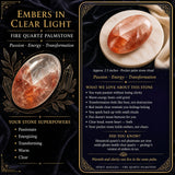 Fire Quartz Palmstone