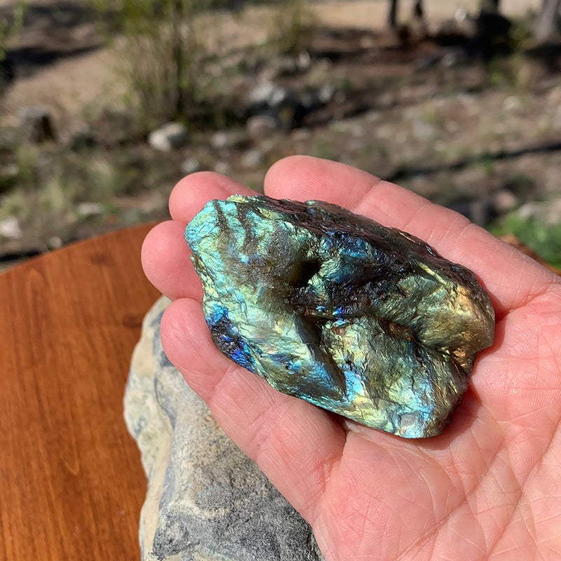 Flash Labradorite Natural Stone