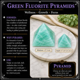 Green Fluorite Pyramids