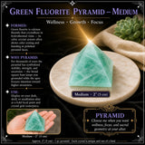 Green Fluorite Pyramids