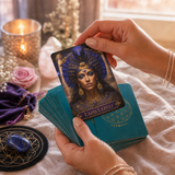 🌙 Sacred Feminine Awakening Oracle Deck, 13 Crystal Companion Set & Course