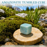 Amazonite Tumbled Cube