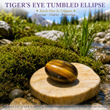 Tiger's Eye Tumbled Ellipse