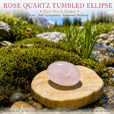 Rose Quartz Tumbled Ellipse