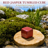 Red Jasper Tumbled Cube