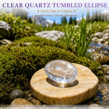 Clear Quartz Tumbled Ellipse