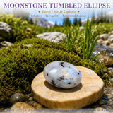 Moonstone Tumbled Ellipse
