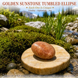 Golden Sunstone Tumbled Ellipse