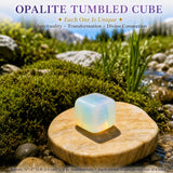 Opalite Tumbled Cube