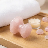 Rose Quartz Mushroom-Shaped Facial Massage Tool