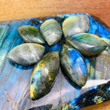 WORKING ON Labradorite Cabs - rawstone