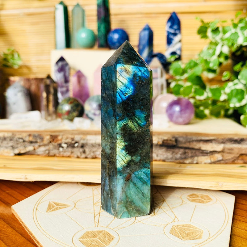 Labradorite Point - wand