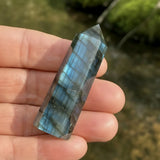 Z ARRON DESIGN Collar con colgante de alambre de cobre con piedra lunar Serenity