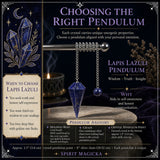 Lapis Lazuli Crystal Pendulum