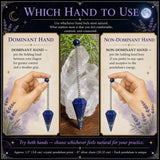 Lapis Lazuli Crystal Pendulum