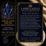Lapis Lazuli Worry Stone