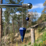 Κολιέ μενταγιόν Z ARRON DESIGN Serenity Moonstone από χάλκινο σύρμα