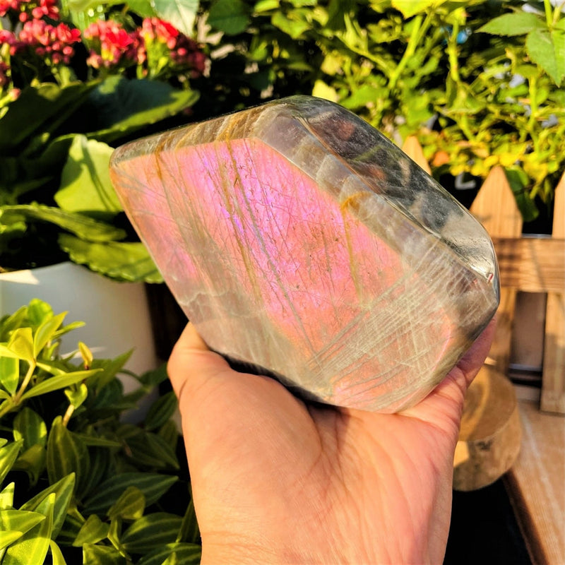 Large (2.20 lbs.) Purple Flash Labradorite Freeform (Item #0081)