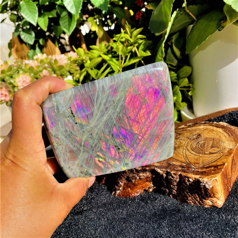 Large (2.38 lbs.) Purple Flash Labradorite Freeform (Item #1012)