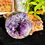 Large Amethyst Geode Sphere (Item #0102)