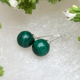 Earrings - Malachite Studs