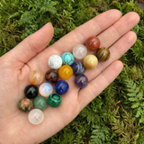 18 Sphere Pocket Crystal Set + Velvet Pouch Set