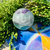 Multicolor Fluorite Mini-Sphere - sphere