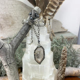 Smoky Quartz Soldered Pendant