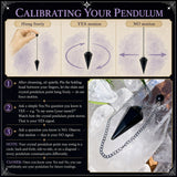 Obsidian Crystal Pendulum