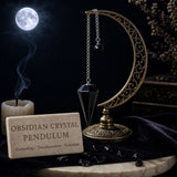 Obsidian Crystal Pendulum