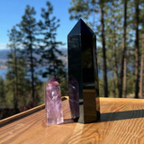 11- Piece Obsidian & Amethyst Sovereignty Power Set