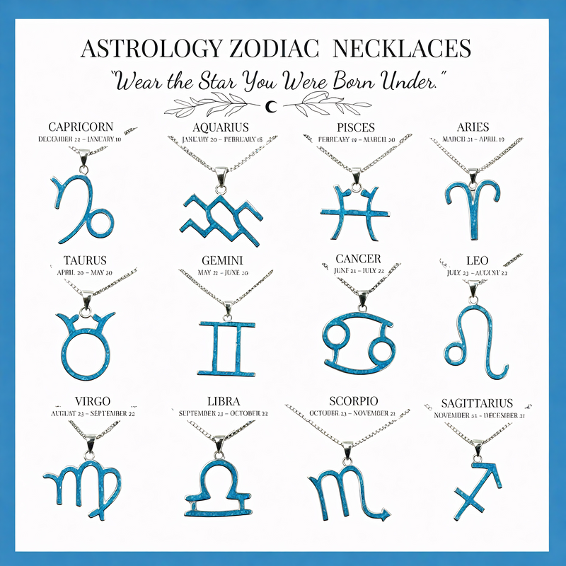 Virgo Opal Zodiac Necklace – August 23 to September 22