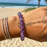 Juego de chakras de pulsera de cuentas Mala de 7 piezas (una pulsera para cada chakra)