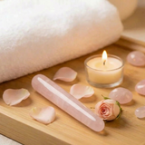 5 PC Rose Quartz Massage Beauty Set - Ultimate Self-Care Collection