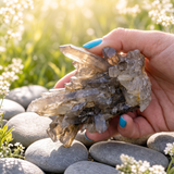 Smoky Quartz Cluster