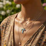 Aries Opal Zodiac Necklace – March 21 to April 19
