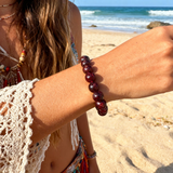 Juego de chakras de pulsera de cuentas Mala de 7 piezas (una pulsera para cada chakra)